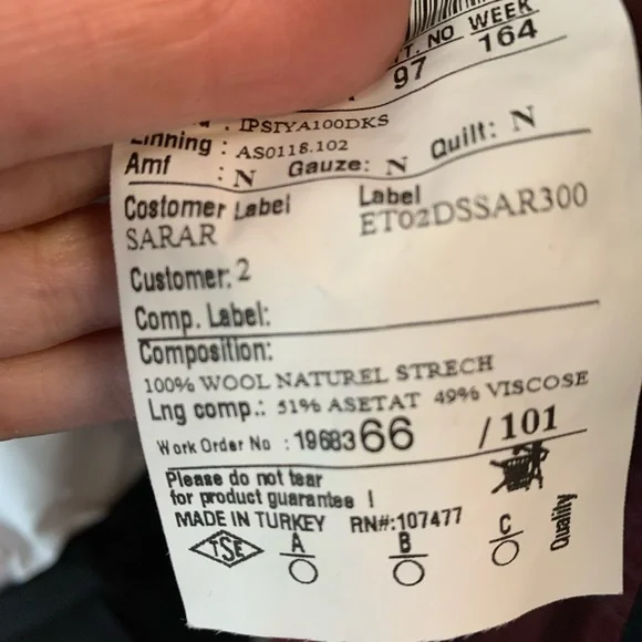 NWT Sarar New Tuxedo Jacket